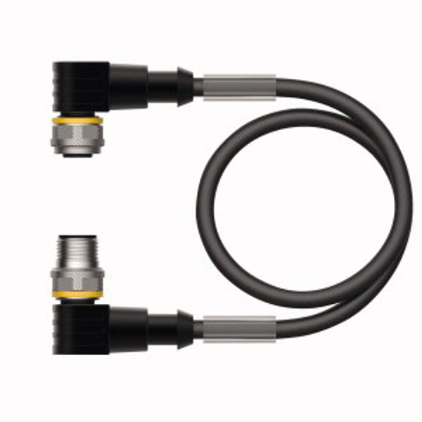 Actuator and Sensor Cable, PUR Extension Cable   WKC4.5T-0.3-WSC4.5T/TXL image 1