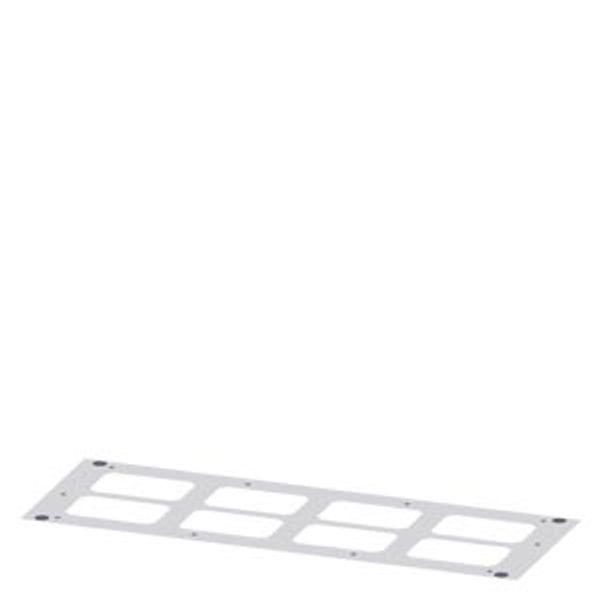 Roof plate for module inserts IP54, D: 400mm W: 1100mm image 1