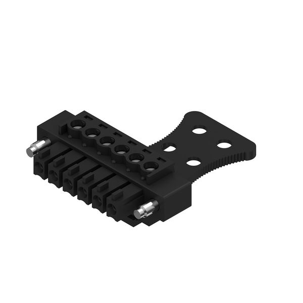 PCB plug-in connector, female plug, 3.81 mm, Number of poles: 6, 180°, Clamping yoke connection, Clamping range, max. : 1.5 mm², Box image 2
