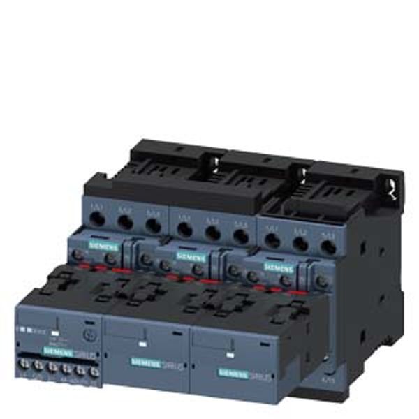cont. ass. f. star-delta (wye-delta) start, I/O-Link AC-3, 15/18.5 kW/400 V, 24 V DC 3-pole, image 1