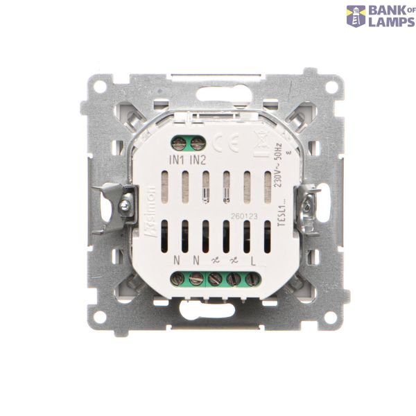 Single loudspeaker socket outlet, (module), Simon 24, IP20, champagne matt image 1