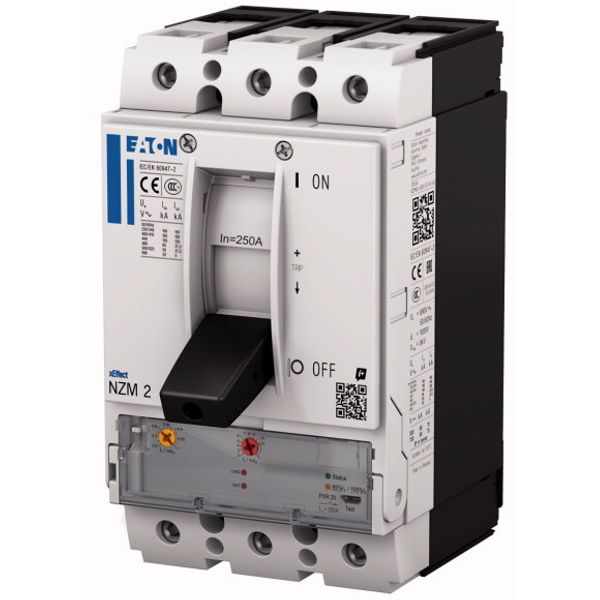 NZMN2-AX40 Circuit-breaker, NZM2 PXR10, 3 pole, 40A, screw terminal image 1