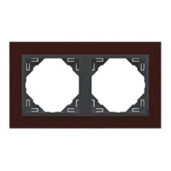 DOUBLE FRAME INTENSE RED/GRAY image 1