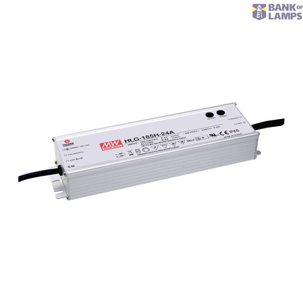 AC-DC Single output LED driver Mix mode (CV+CC) with built-in PFC; Output 54Vdc at 3.45A; IP65; Cable output; Dimming with Potentiometer 185W image 1