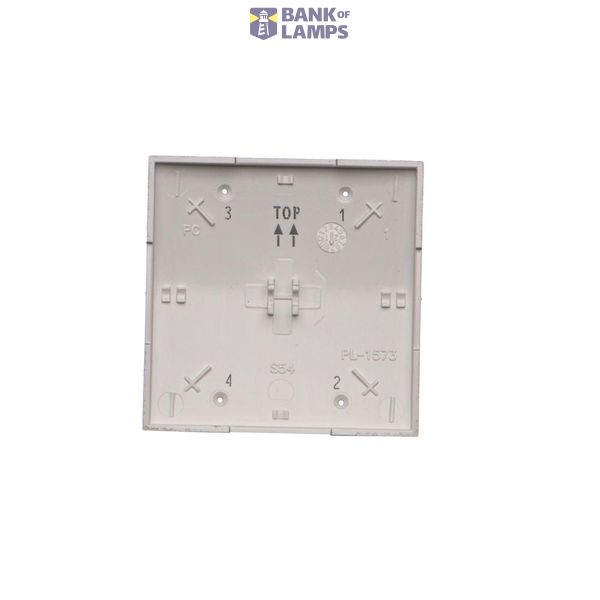 Triple illuminated contact push button, (module), 10AX, quick connection, white image 1