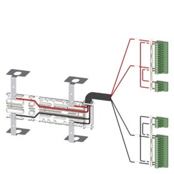 Accessory for 3KC8 power supply cable for lower connection 2-pole image 2