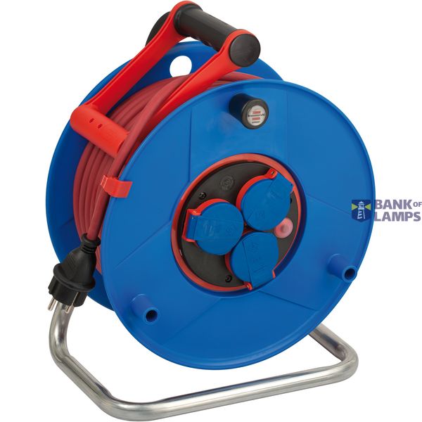 Garant Bretec IP44 cable reel for site and professional 40m H07RN-F 3G1.5 with increased touch protection image 1