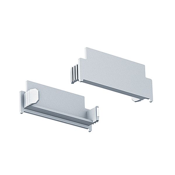 TECTON T AK-GP ENDCAP SR - End cap for cover strip, silver image 1