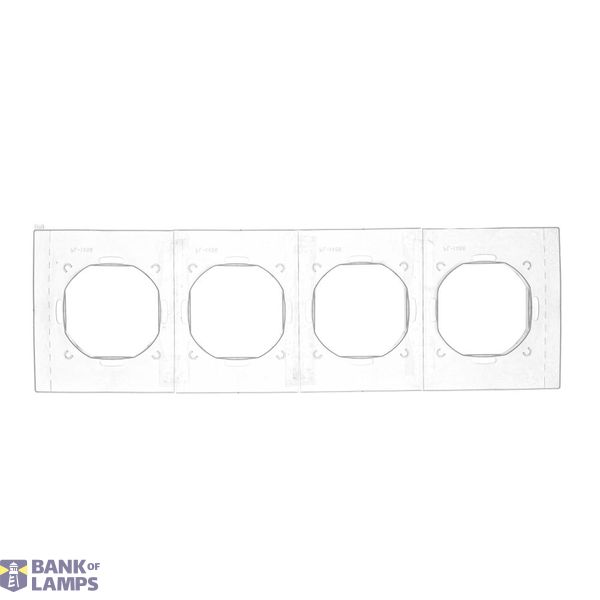 Double SAT final aerial socket, black matt image 1