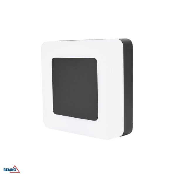 LED OUTDOOR DECORATIVE LIGHTS VALIT 8W 4000K 680LM IP65 151X50X151MM SQUARE GRAPHITE image 1