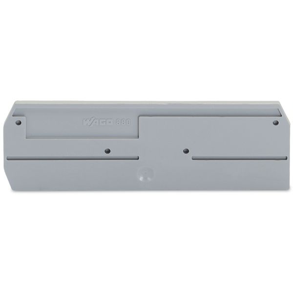 End and intermediate plate 2.5 mm thick gray image 2