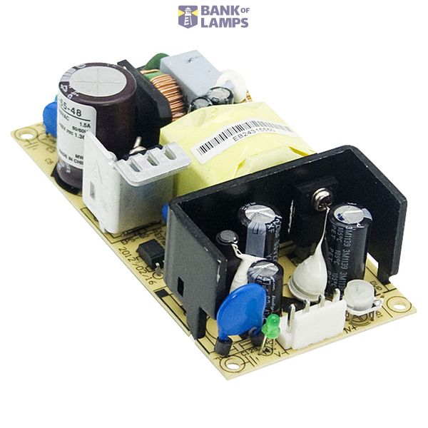 EPS-65-12 switching power supply, open-frame, 65W, PFC 12V, 5.42A, MEAN WELL image 1