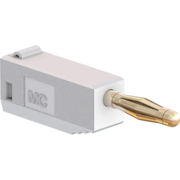 2 mm plug, solder connection, 0.5 mm², white, 22.2616-29 image 1