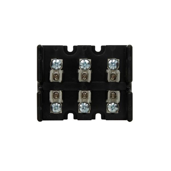 Eaton Bussmann series Class T modular fuse block, 300 Vac, 300 Vdc, 0-30A, Screw, Three-pole image 6
