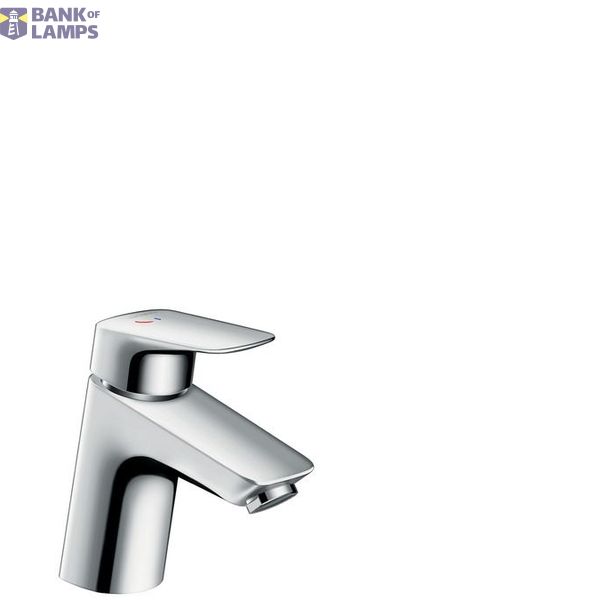 Logis 70 CoolStart sink mixer with pop-up, chrome image 1