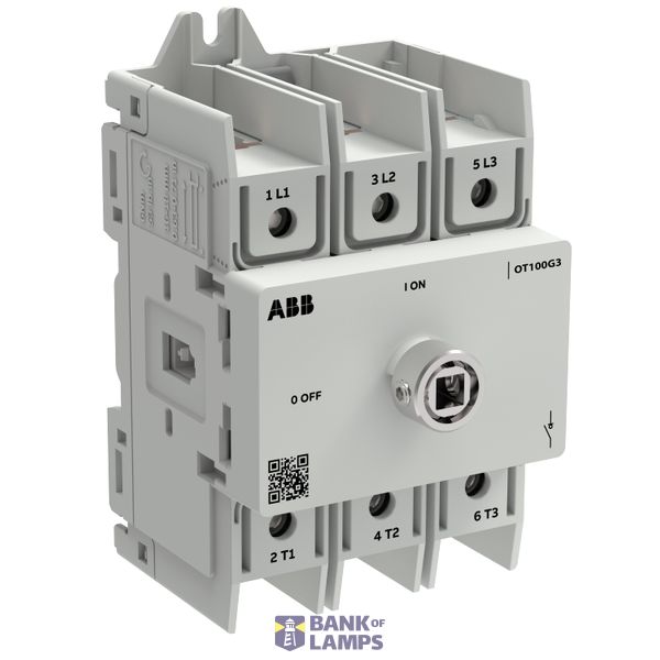 OT100G3-3BSU/32 SWITCH-DISCONNECTOR 3P, 100A image 1