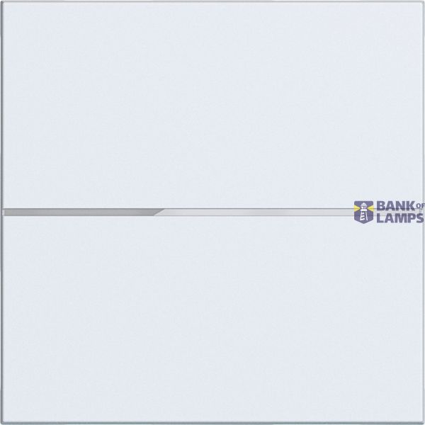 Push button cover, single, A.x/C.x, matte light white image 1