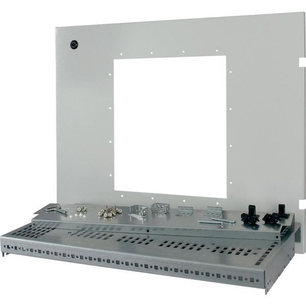 XMIX40W08D Mounting kit: IZMX40, withdrawable unit, W=800mm, grey image 3