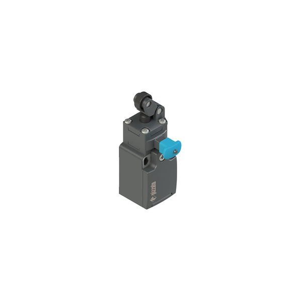 Position switch with one-way roller and reset device image 1