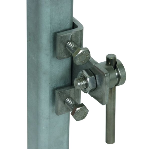 Clamp StSt, horizontal type, f. profiles 18-35mm with KS connector image 1