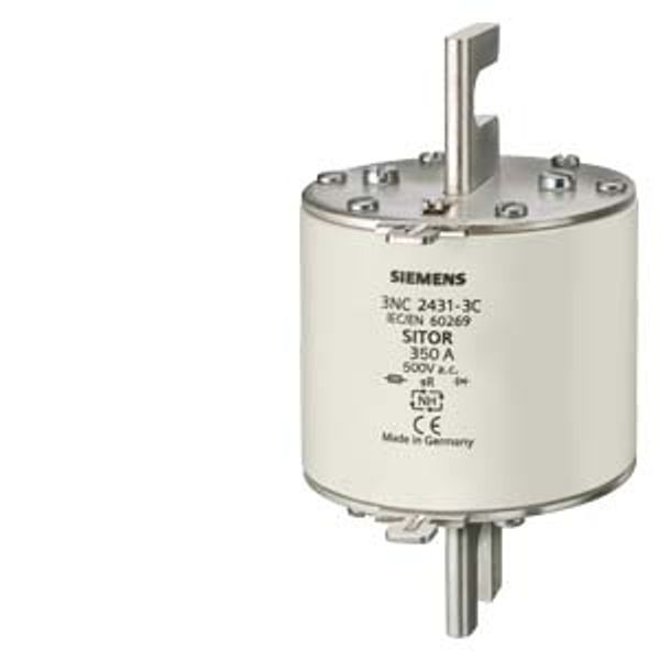 SITOR fuse link, with slotted blade contacts, NH3, In: 300 A, gR image 1
