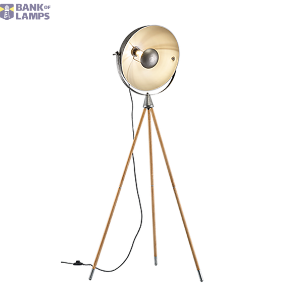 Delhi floor lamp E27 160 cm antique steel image 1