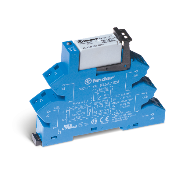 Rel. interface EMR screwless 14mm.1CO 16A/24VDC SEN/AgNi (38.11.7.024.0050) image 1