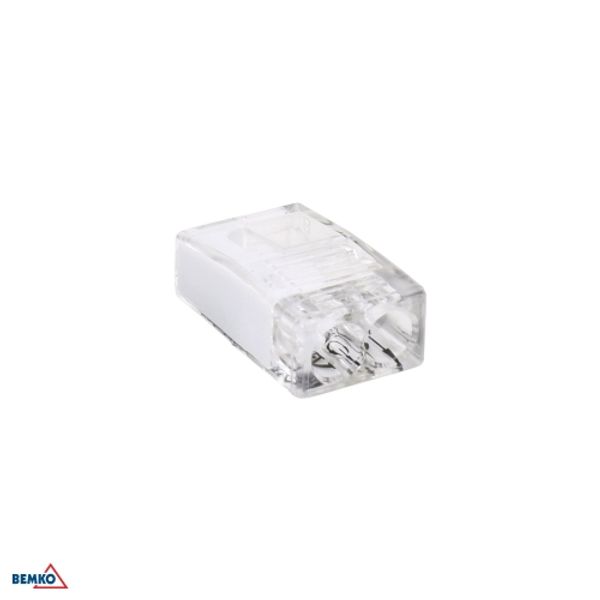 PUSH-IN WIRE CONNECTOR 0,5-2,5mm2 x 2 -100 PCS. image 1