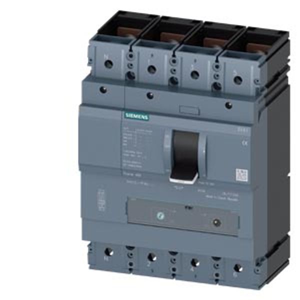 Circuit breaker 3VA1 IEC frame 400 breaking capacity class H Icu=70 kA @ 415 V image 1