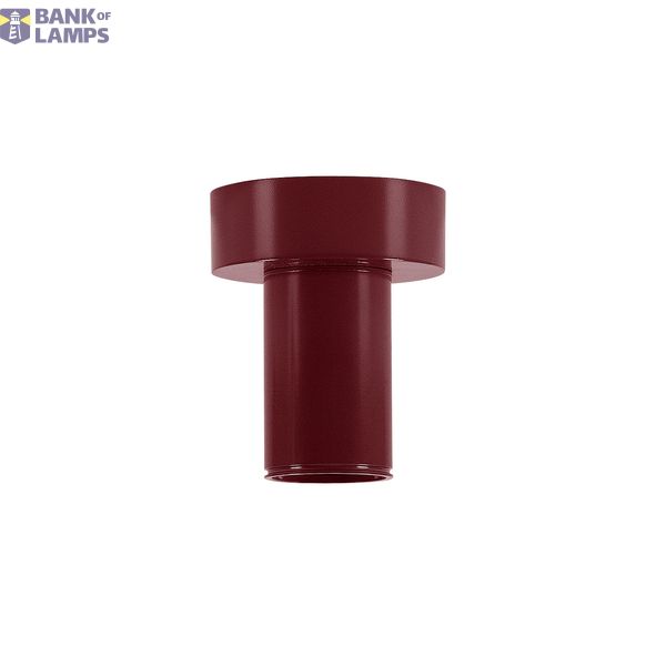 FITU, ceiling light, A60, wine-red, with R2 canopy image 1