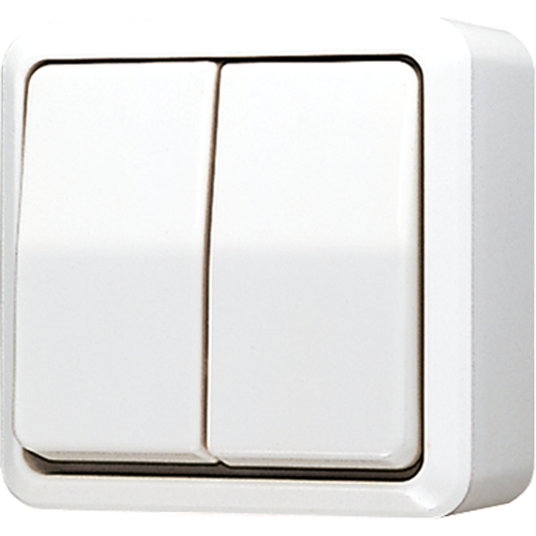 1-gang switch 10 AX / 250 V ~ 605AWW image 1