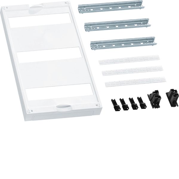 Assembly unit,universN,450x250mm,for modular devices, horizontal,3x12m image 1