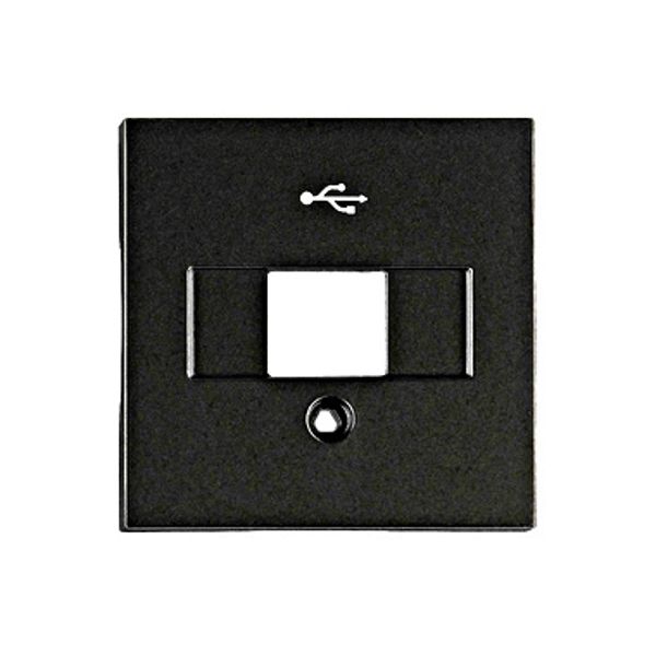 USB coupler cover, black image 1
