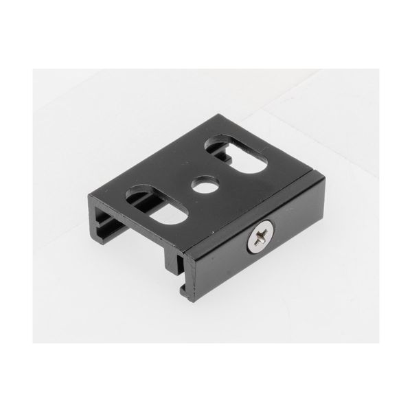 Ceiling mounting for 3-phase track, kit, black image 1