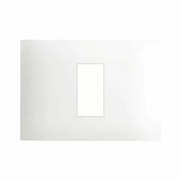 44 MOULDED FR.PLATE WHITE 1 COM  3M image 1