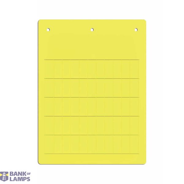 Vinyl tag, 6x15 mm, self-adhesive, yellow, for SmartPrintPlus image 1