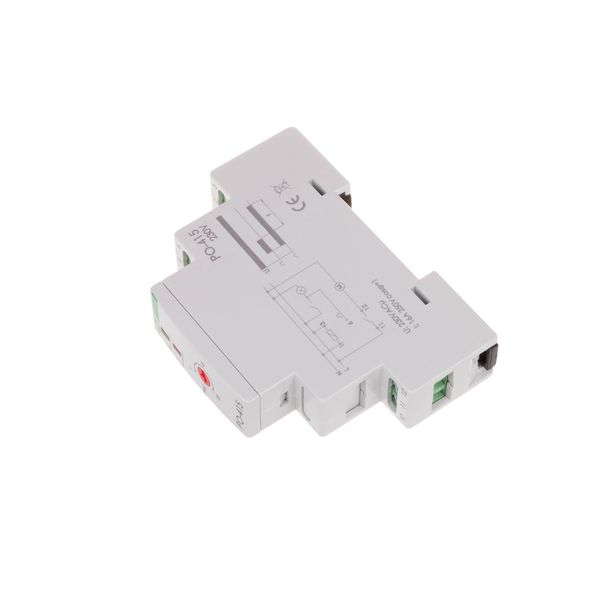 time relay with delayed off, DIN rail mounting, 230V image 3