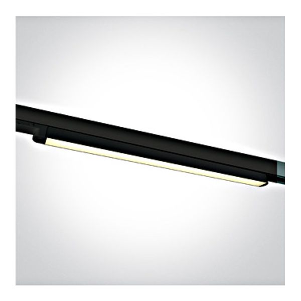 65018T/B/V BLACK 16W CCTV LINEAR TRACK LIGHT 100-240V image 1