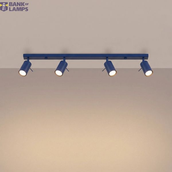 Ceiling lamp RING 4L ultramarine image 7