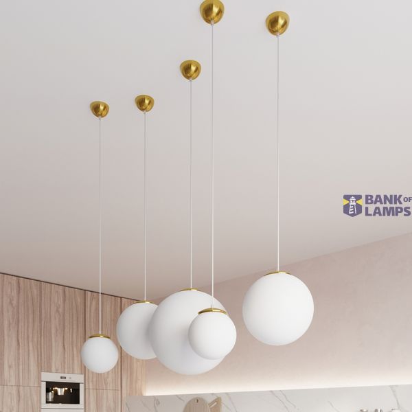HANGING LAMP UGO 30 GOLD E27 1X60W IP20 image 4