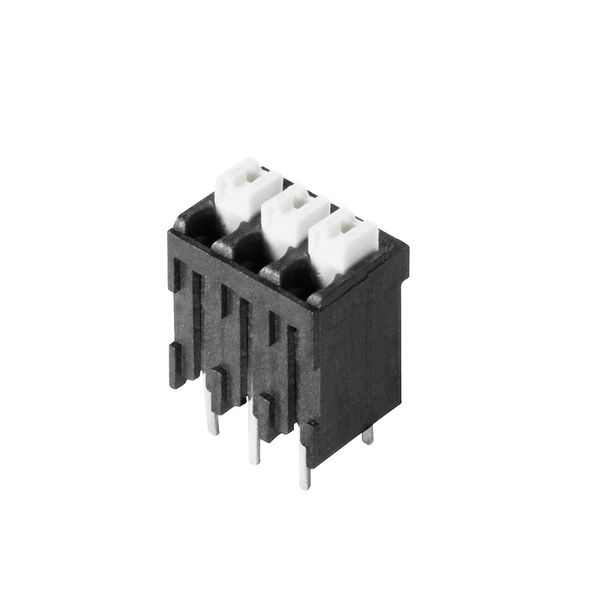 Printed circuit board terminals, 3.50 mm, Number of poles: 11, 180°, Solder pin length (l): 1.5 mm, black, PUSH IN with actuator, Clamping range, max. : 1.5 mm², Tube image 1