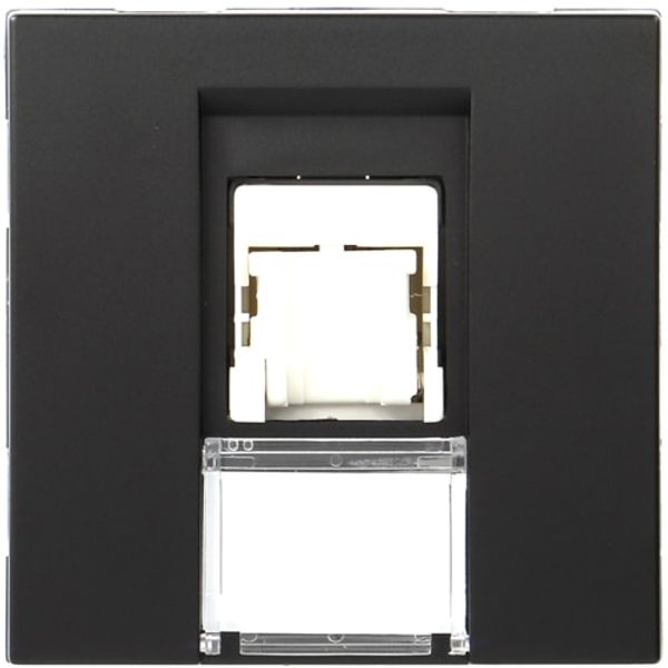 Priza date RJ45 category 6 UTP, black, 2M image 1