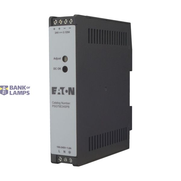 Power supply unit, Single-phase, 90 - 264 V AC / 24 V DC, 3.125 A, 75  image 3