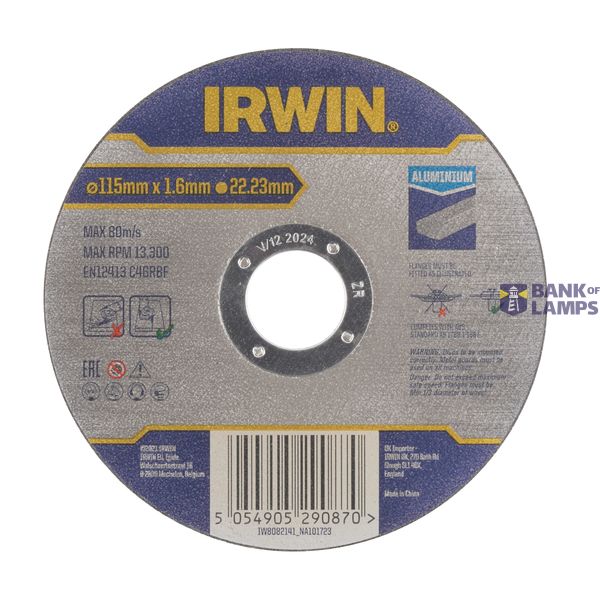 Flat Alum. Cut. B/Disc 115x1.6 image 1