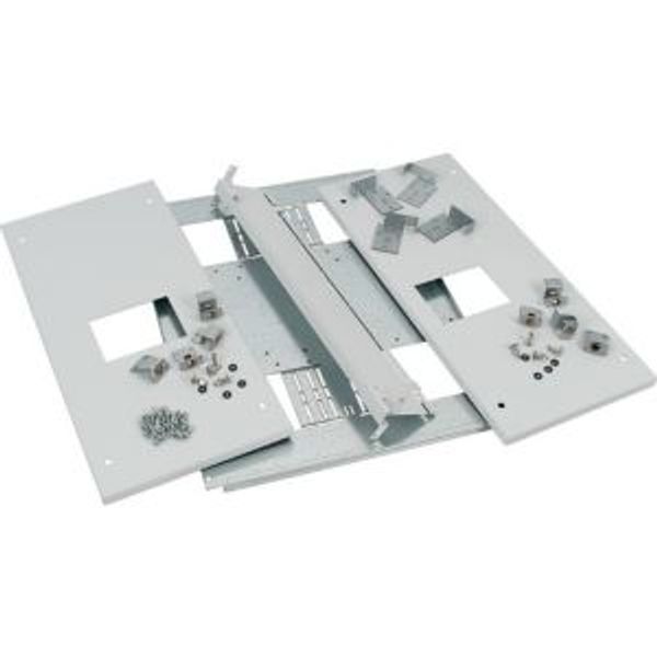 XMN430602 Mounting kit, 2xNZM4, 1600A, 3p, fixed version, W=600mm, grey image 4