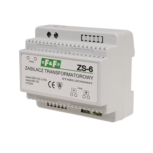 48V DC 0.25A stabilized power supply ZS-6 image 1