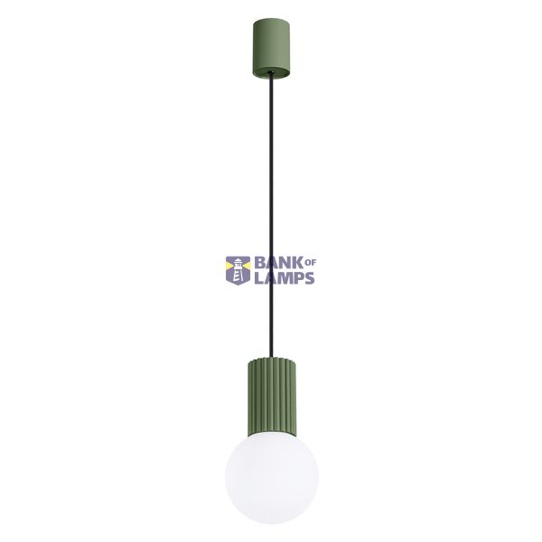 Pendant lamp HALO 1 olive green image 2