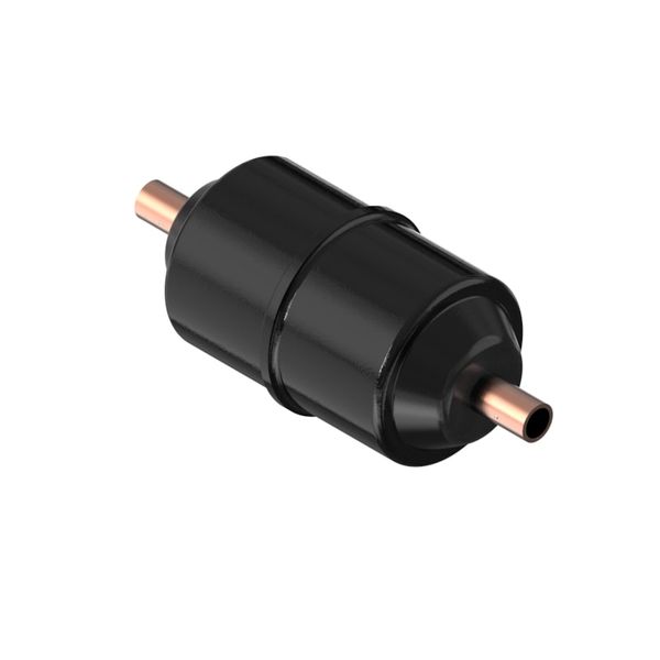 Hermetic bi-flow filter drier, DMB, 08 cu.in., Copper image 1