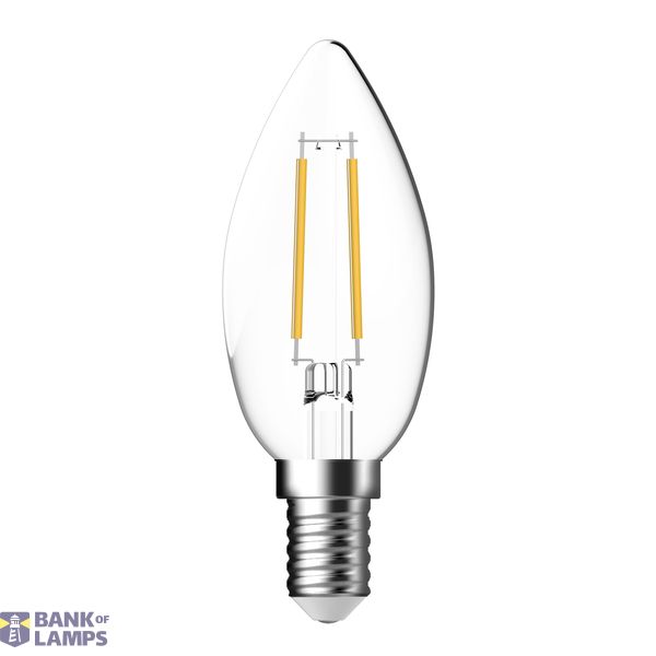Light Bulb Clear E14 | C35 | 4000 Kelvin | 270 Lumen image 1