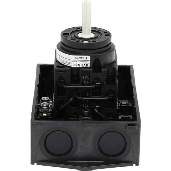 T0-4-11/I1 Multi-speed switches, T0, 20 A, surface mounting, 4 contact unit(s), Contacts: 8, 90 °, maintained, Without 0 (Off) position, 1-2, Design number 11 image 6